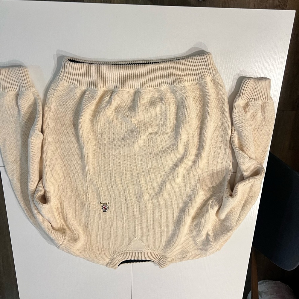 Tommy Hilfiger Beige Knit Sweater